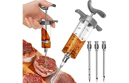 Injektor na maso + 3 jehly