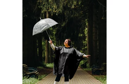 Pláštěnka na kolo - pončo do deště