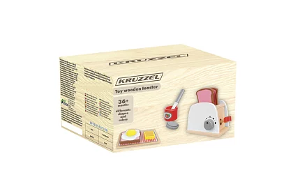 Dřevěný toustovač pro malé kuchaře