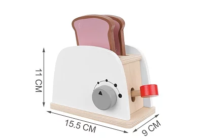 Dřevěný toustovač pro malé kuchaře