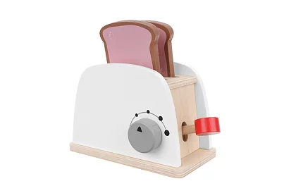 Dřevěný toustovač pro malé kuchaře