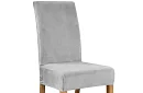 Sametový potah na židli - šedý