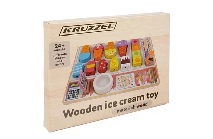 Dřevěná zmrzlinárna – obchod pro děti