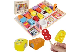 Dřevěná zmrzlinárna – obchod pro děti