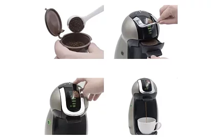 Sada 6 ks opakovaně plnitelných kávových kapslí