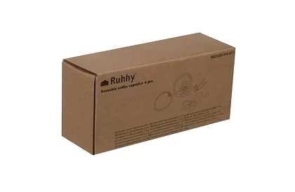 Sada 6 ks opakovaně plnitelných kávových kapslí