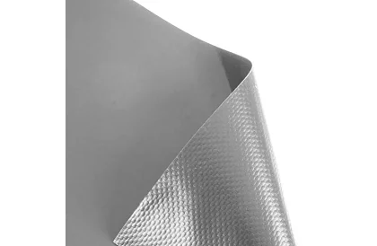 Stínící páska na plot šedá - panelová 630 g/m² + klipy