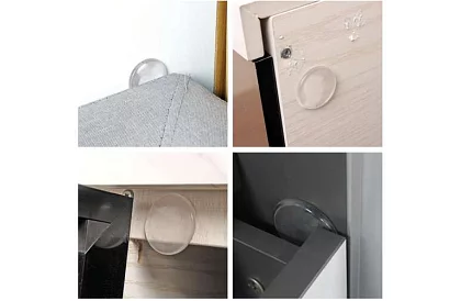 Silikonový chránič stěn a nábytku – 6 kusů