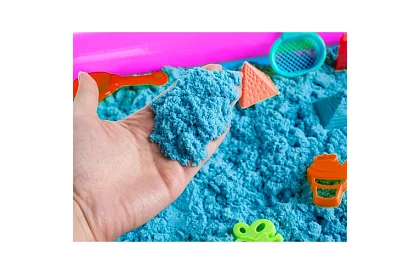 Tekutý kinetický písek 2000 g - formičky a nafukovací pískoviště