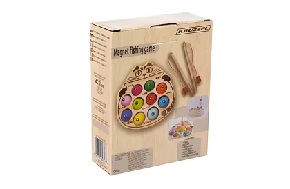 Dřevěná magnetická hra chytání rybiček
