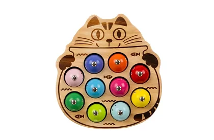 Dřevěná magnetická hra chytání rybiček