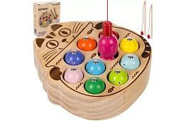 Dřevěná magnetická hra chytání rybiček