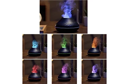 Aroma difuzér s efektem hořícího plamene + 3 aroma oleje