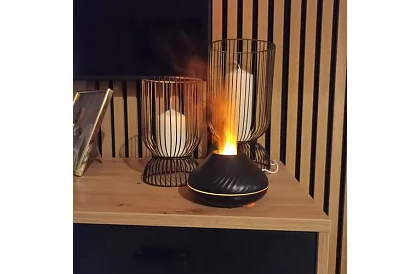 Aroma difuzér s efektem hořícího plamene + 3 aroma oleje