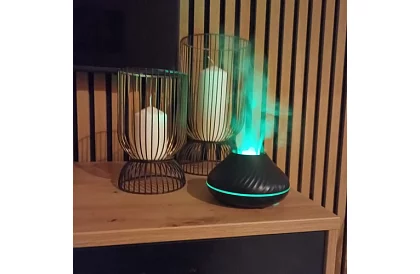 Aroma difuzér s efektem hořícího plamene + 3 aroma oleje