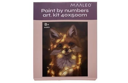 Malování podle čísel - liška - 40x50 cm