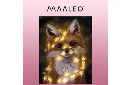 Malování podle čísel - liška - 40x50 cm