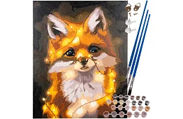 Malování podle čísel - liška - 40x50 cm