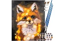 Malování podle čísel - liška - 40x50 cm