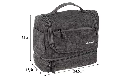 Cestovní kosmetická taška s poutkem pro zavěšení