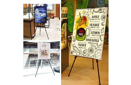 Malířský kovový stojan