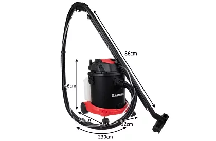 Tepovač - vysavač Kaminer 20l s příslušenstvím