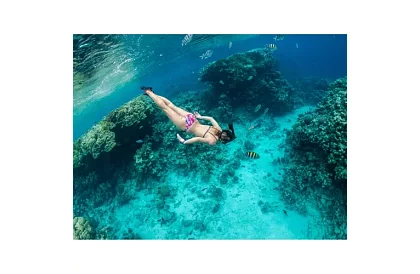 Šnorchlovací celoobličejová maska - velikost S/M