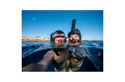 Šnorchlovací celoobličejová maska - velikost S/M