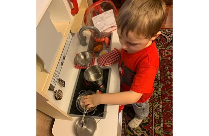 Sada kovového nádobí pro děti