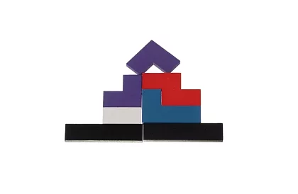 Dřevěné Tetris puzzle