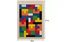 Dřevěné Tetris puzzle