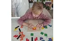 Dřevěné Tetris puzzle