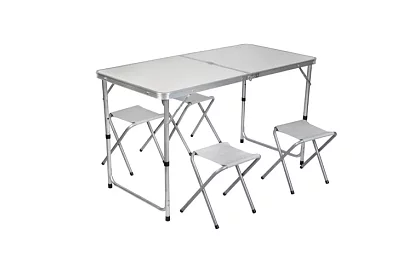 Kempigový skládací set - stůl + 4 židličky