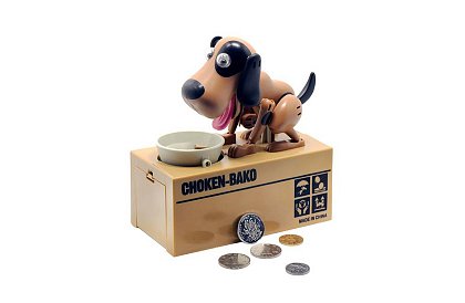 Pokladnička na mince - Hladový pes