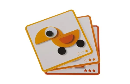 Dřevěné geometrické puzzle - zvířátka