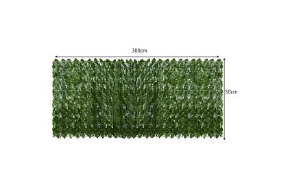 Umělý živý plot 300 cm – Břečťan