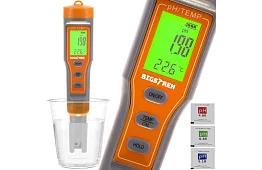 Elektronický pH tester s funkcí ATC a teploměrem