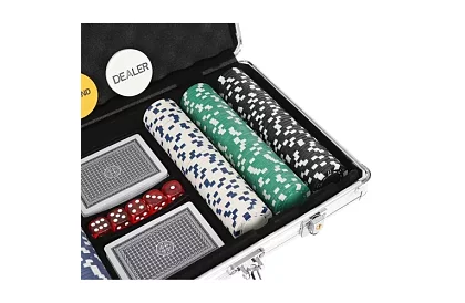 Kompletní pokerová sada - 300 žetonů v kufříku