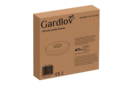 Plovoucí solární fontána s RGB osvětlením