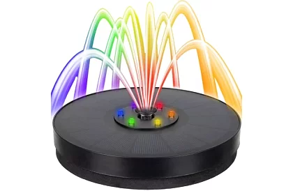 Plovoucí solární fontána s RGB osvětlením