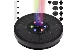 Plovoucí solární fontána s RGB osvětlením