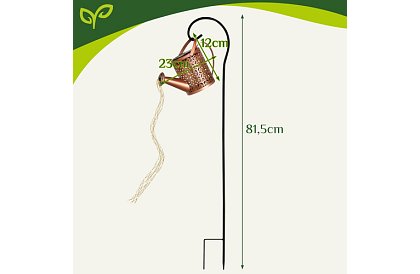 Solární zahradní lampa - konev