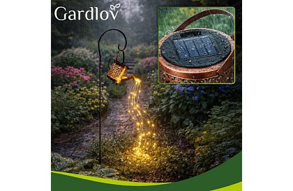 Solární zahradní lampa - konev