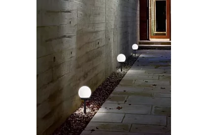 Solární zahradní lampy - koule 6 ks