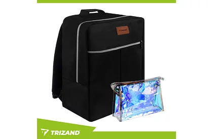 Cestovní příruční batoh 38x24x18 cm + kosmetická taška