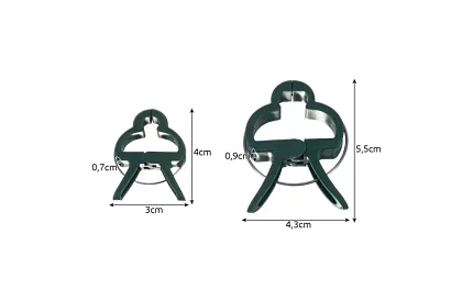 Klipy na upevňování rostlin 108 ks