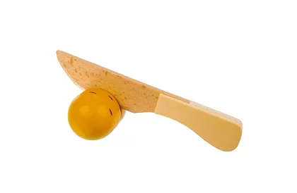 Dřevěné ovoce a zelenina ke krájení - v bedýnce