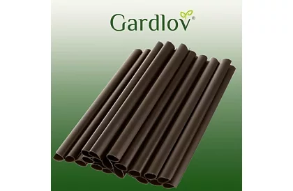 Klipy na plotové pásky – 20 ks – hnědá