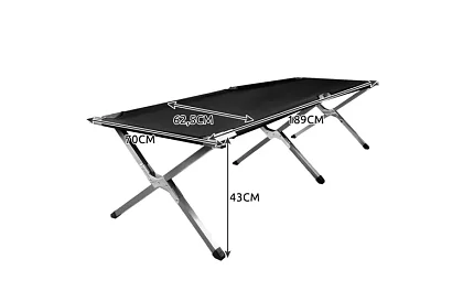 Skládací kempingová postel – nosnost 110 kg