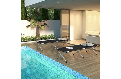 Skládací kempingová postel – nosnost 110 kg